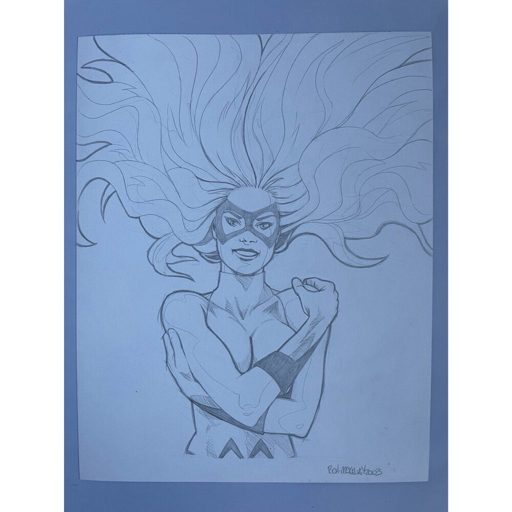 Medusa Marvel Character Original Comic Art 11x14 Christopher Rich McKelvey